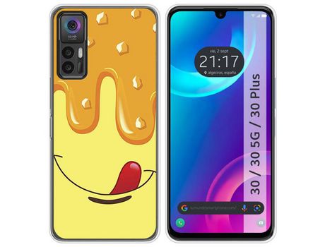 Carcasa TCL 30 / 30 5G / 30 Plus TUMUNDOSMARTPHONE Dibujos Helado Vainilla Multicolor