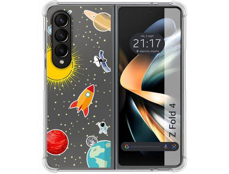 Carcasa Samsung Galaxy Z Fold4 5G TUMUNDOSMARTPHONE Dibujos Antigolpes Espacio Multicolor