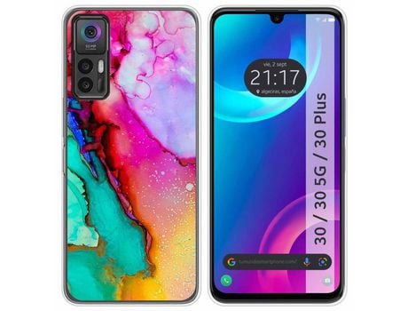 Carcasa TCL 30 / 30 5G / 30 Plus TUMUNDOSMARTPHONE Dibujos Mármol 15 Multicolor