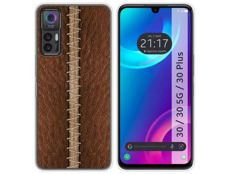 Carcasa TCL 30 / 30 5G / 30 Plus TUMUNDOSMARTPHONE Dibujos Cuero 01 Multicolor
