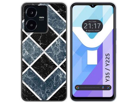 Carcasa Vivo Y35 / Y22S TUMUNDOSMARTPHONE Dibujos Mármol 06 Multicolor