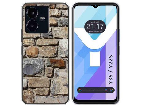 Carcasa Vivo Y35 / Y22S TUMUNDOSMARTPHONE Dibujos Ladrillo 03 Multicolor