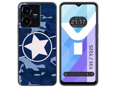Carcasa Vivo Y35 / Y22S TUMUNDOSMARTPHONE Dibujos Camuflaje 03 Multicolor