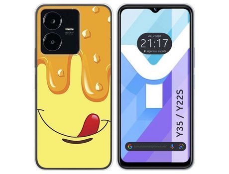 Carcasa Vivo Y35 / Y22S TUMUNDOSMARTPHONE Dibujos Helado Vainilla Multicolor