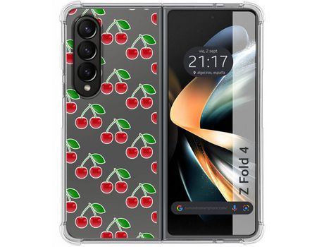 Carcasa Samsung Galaxy Z Fold4 5G TUMUNDOSMARTPHONE Dibujos Antigolpes Cerezas Multicolor
