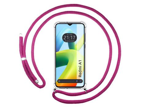 Carcasa Xiaomi Redmi A1 TUMUNDOSMARTPHONE Colgante Rosa