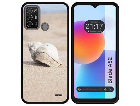 Carcasa ZTE Blade A52 TUMUNDOSMARTPHONE Dibujos Concha Multicolor