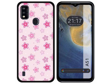 Carcasa ZTE Blade A51 TUMUNDOSMARTPHONE Dibujos Flores Multicolor