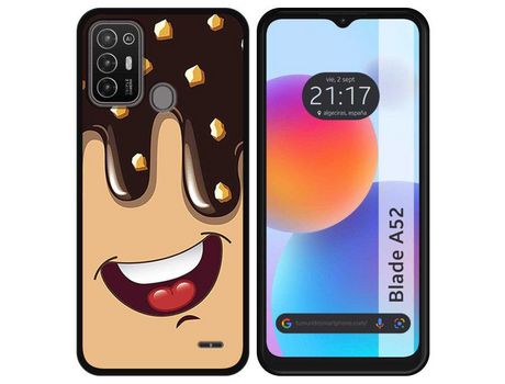Carcasa ZTE Blade A52 TUMUNDOSMARTPHONE Dibujos Helado Chocolate Multicolor