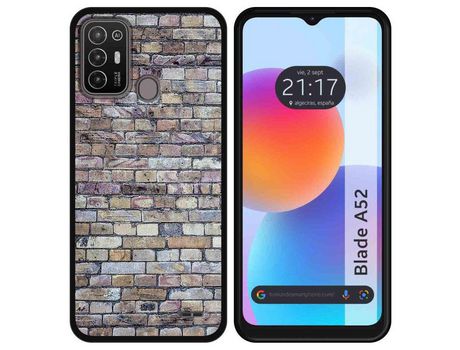 Carcasa ZTE Blade A52 TUMUNDOSMARTPHONE Dibujos Ladrillo 02 Multicolor