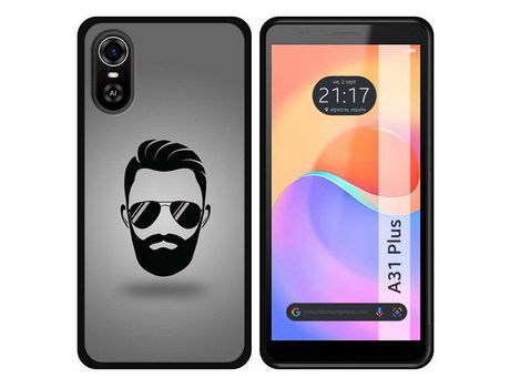 Carcasa ZTE Blade A31 Plus TUMUNDOSMARTPHONE Dibujos Barba Multicolor