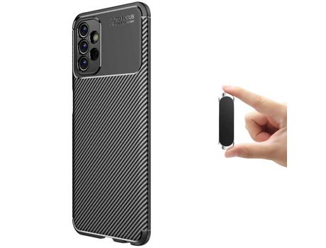 Carcasa para Samsung Galaxy A13 4G Negro + Soporte Magnético