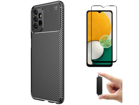 Carcasa + Protector de Pantalla para Samsung Galaxy A13 4G Negro