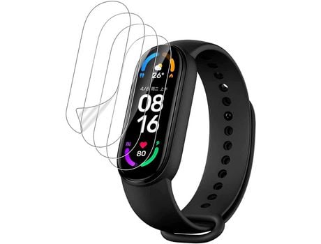 Kit 4 Protectores de Pantalla Hidrogel para Xiaomi Band 7 Transparente