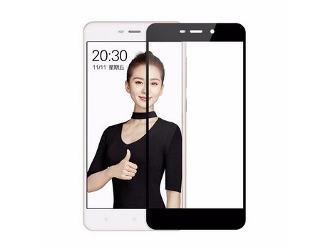 Protector de Pantalla para Xiaomi Redmi 4A DMOBILE Vidrio Templado Full Cover Transparente