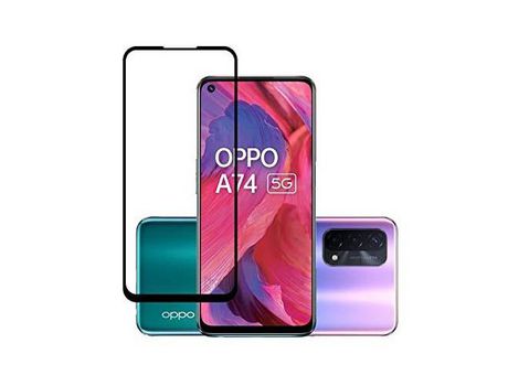 Protector de Pantalla para Oppo A74 5G DMOBILE Vidrio Templado Full Cover Transparente