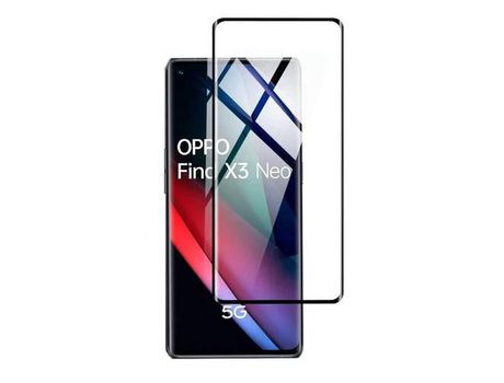 Protector de Pantalla para Oppo Find X3 Neo 5G DMOBILE Vidrio Templado Full Cover Transparente