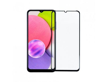 Protector de Pantalla para Samsung Galaxy A03S DMOBILE Vidrio Templado Full Cover Transparente
