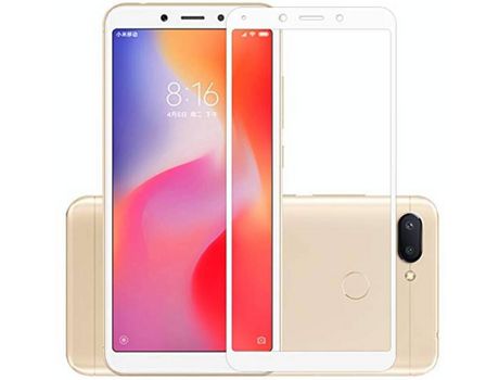 Protector de Pantalla para Xiaomi Redmi 6A DMOBILE Vidrio Templado Full Cover Transparente