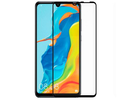 Protector de Pantalla para Huawei P30 Lite DMOBILE Vidrio Templado Full Cover Transparente