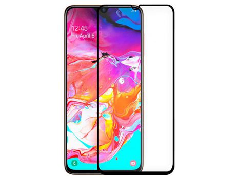 Protector de Pantalla para Samsung Galaxy A70 DMOBILE Vidrio Templado Full Cover Transparente