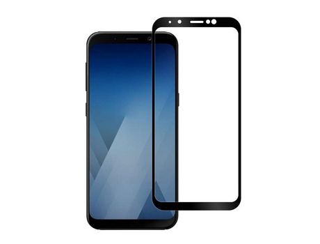 Protector de Pantalla para Samsung Galaxy A8 2018 A530 DMOBILE Vidrio Templado Full Cover Transparente