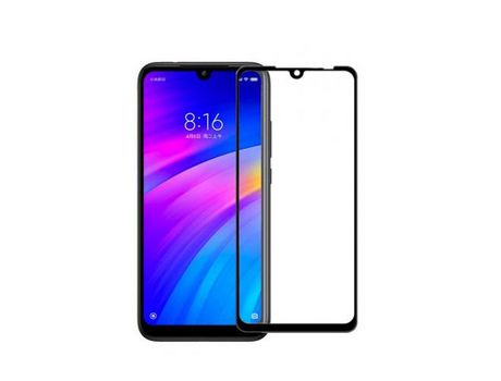 Protector de Pantalla para Xiaomi Redmi 7 DMOBILE Vidrio Templado Full Cover Transparente