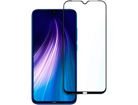 Protector de Pantalla para Xiaomi Redmi Note 8T DMOBILE Vidrio Templado Full Cover Transparente