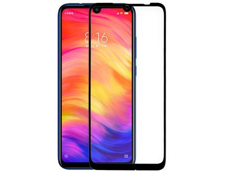Protector de Pantalla para Xiaomi Redmi Note 7 DMOBILE Vidrio Templado Full Cover Transparente
