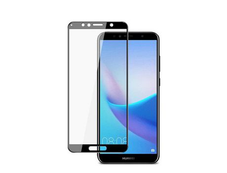 Protector de Pantalla para Huawei Y6 2018 DMOBILE Vidrio Templado Full Cover Transparente