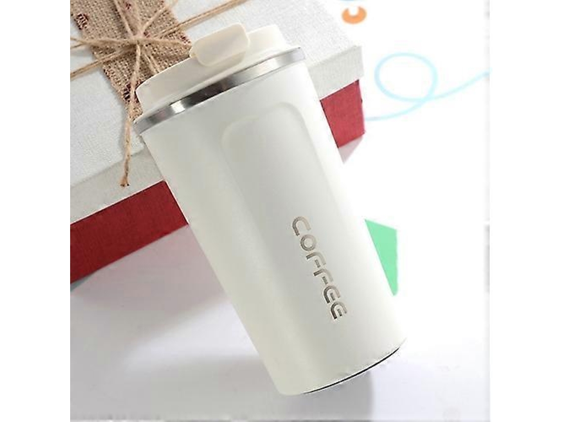 Taza térmica doble para coche, de acero inoxidable 304, 380 ml, para bicicleta eléctrica Ly