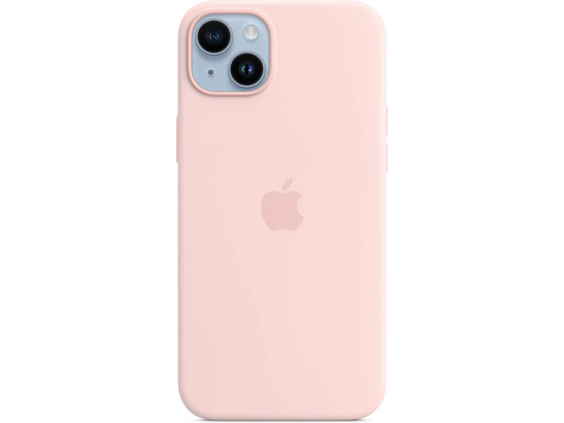 Funda iPhone 14 Plus APPLE Silicona Chalk Pink