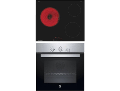 Balay – Conjunto de horno multifunción + Placa vitrocerámica Balay – 3HV833XP.
