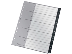 LEITZ Plástico Reciclado Separador Premium A4 Maxi Negro