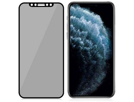Protector Cristal Templado iPhone X, XS PANZERGLASS Friendly Privacy Negro