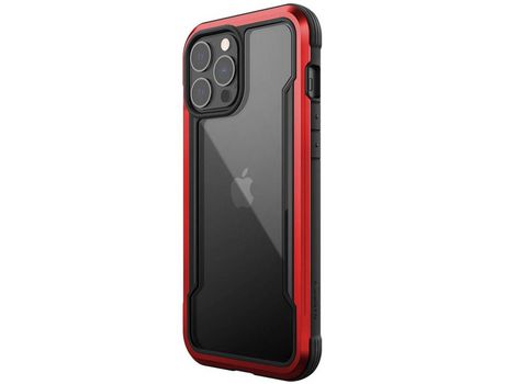 Funda iPhone 13 Pro Max RAPTIC Shield Pro Rojo