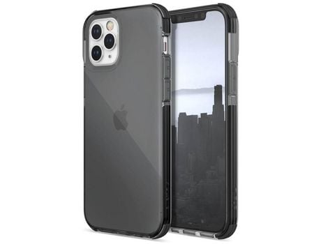 Funda iPhone 12/12 Pro RAPTIC Clear Negro