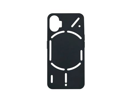 Funda trasera de silicona para el Nothing Phone 1 Negro