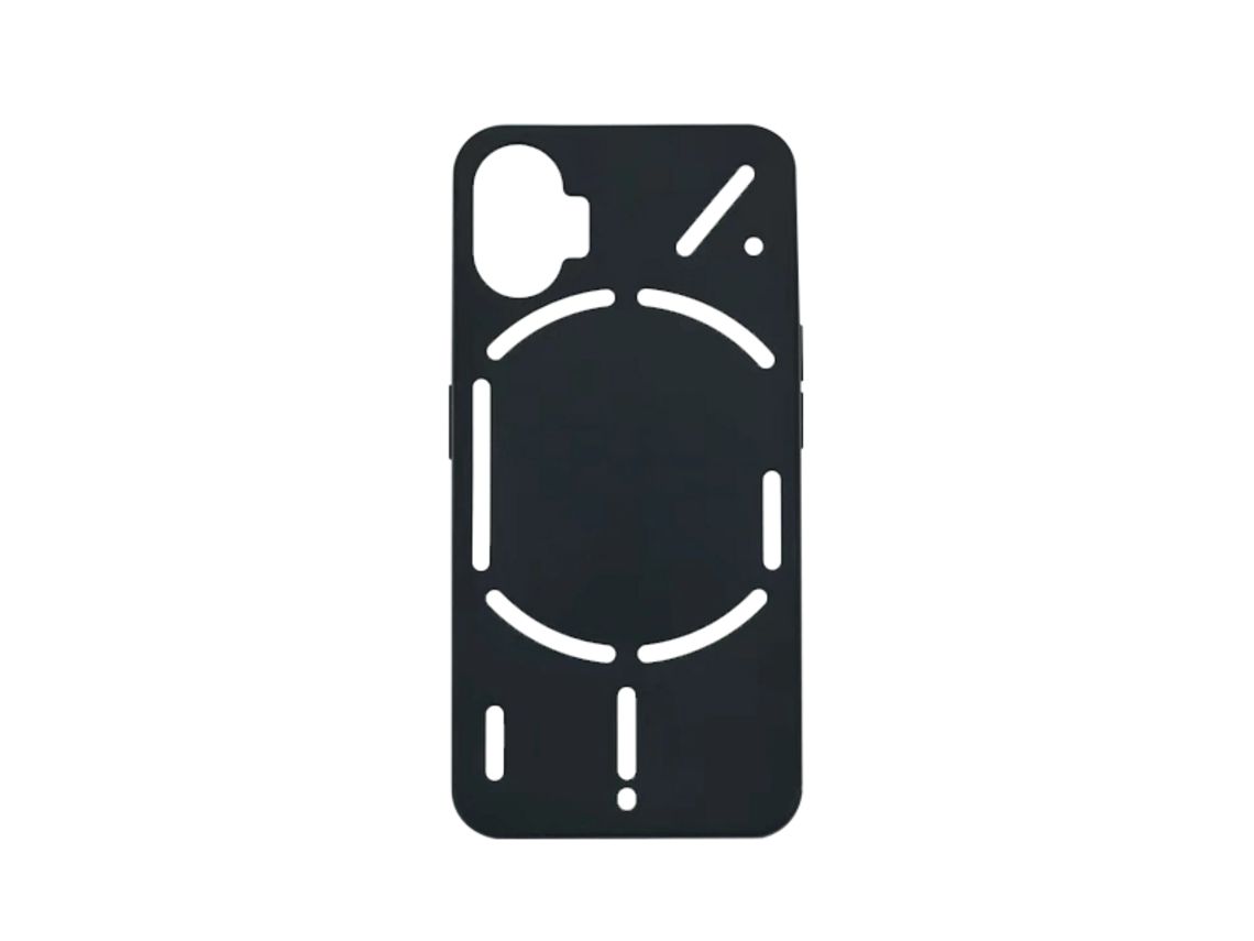 Funda de silicona líquida para Nothing Phone 1 Negra