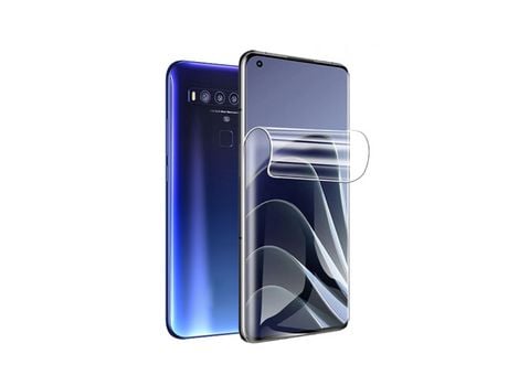 PHONECARE Hidrogel Cubierta Completa Delantera y Trasera Peel para Tcl 10 5G Transparente
