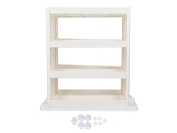 Estante Organizador De Especias Plegable Giratorio De 90° Para Cocina Y Baño.
