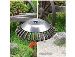 Desbrozadora, Desbrozadora De Cuerda De Rueda De Acero, Cortacésped, Hilo De Acero, Escoba De Malezas De Jardín 8 Pulgadas C840