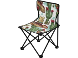 Silla de camping Alipis de tela con patas plegables, portátil, ligera, ideal para acampar.
