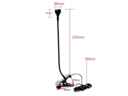 Mini lámpara de manicura UV LED, muy adecuada para manicuras de gel, con clips de seguridad y luz LED giratoria.