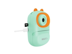 Cámara digital Cuich 1080p Cámara de impresión instantánea con 2 rollos de papel de impresión Memoria de 32 GB Verde