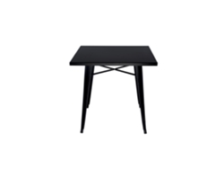 Mesa de Jardin LÚZETE (Metal - Metal - Negro)