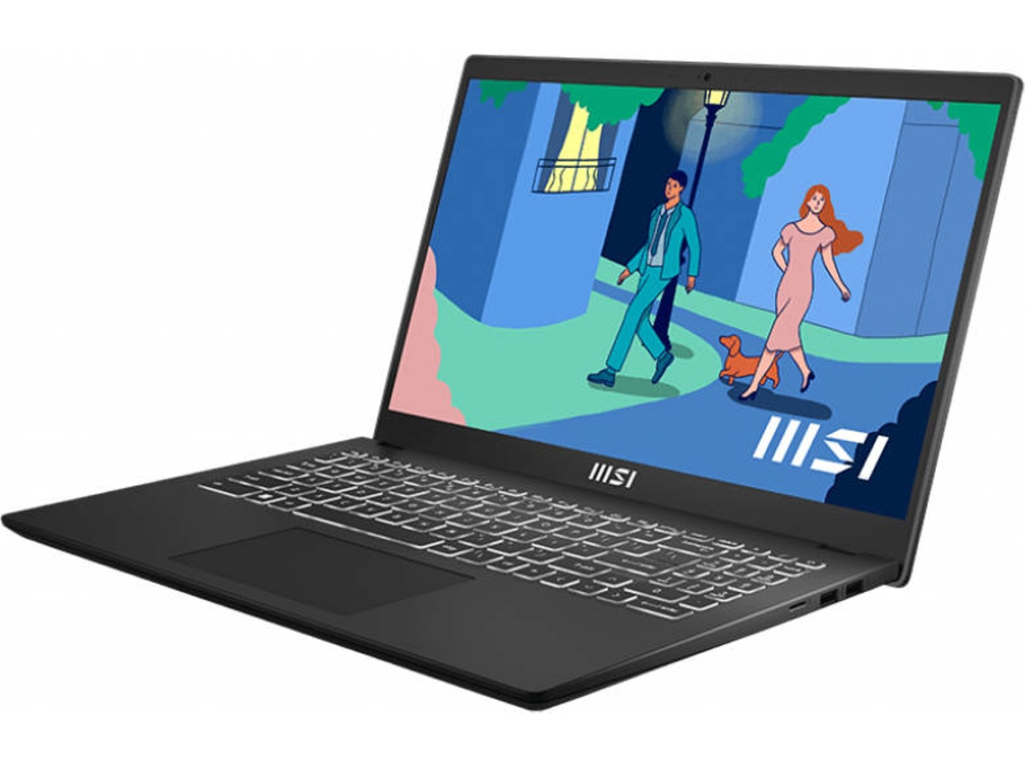 NB MSI MODERN 15 CI7 1255U 156  8G 512GSSD IRIS GRAPHICS WIN11 PRO - Código: MODERN 15 B12M-481MX | Compra en Guadalajara