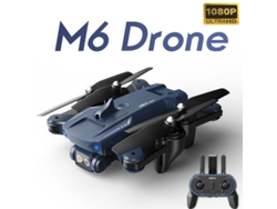 Mini dron de control remoto M6 (1080P - Duración de la batería: 15 min - Azul)