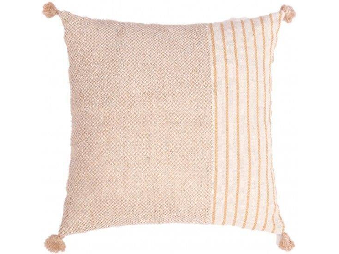 Almohada Decorativa MOVIFLOR DEEP Natural con rayas (45 x 45cm con Relleno Incluido)