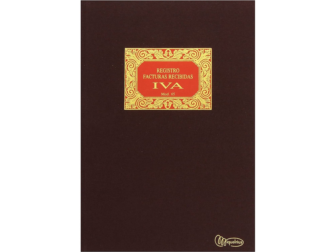 MIQUELRIUS Libro de Facturas IVA Folio 100 h